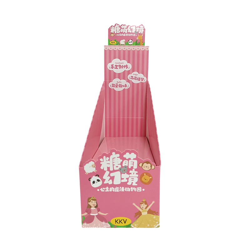 400g 흰색 카드 인쇄 및 리조트 필름, Lollipop PDQ 종이 디스플레이 박스